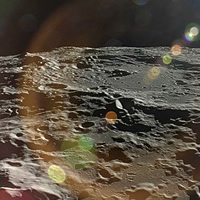 Фото Луны высокого разрешения, переданное Кагуя
